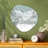 Wereldkaart - Kind - Vliegtuig Wandcirkel Organisch Plexiglas middel -sfeer2