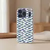 Vissen - Patroon - Blauw - Wit Telefoonhoesje iPhone 17 Pro klein 878 -sfeer2