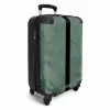 Groene marmerlook met zwarte verticale baan NBS - Handbagage koffer - Volwassenen Unisex middel -productfoto_3d