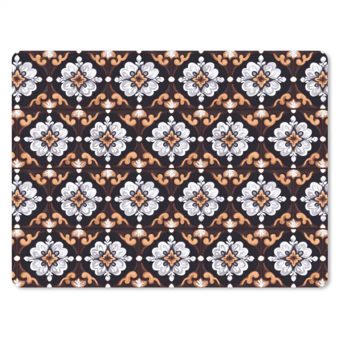 traditioneel - Element - Kleurrijk muismat rubber klein 262 -3d