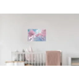 Brug - Kersenbomen - Wit Muursticker klein -kinderkamer