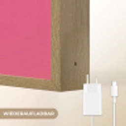 Superheld - Jongens - Rood - Paars Light Box met batterij (Wandlamp kind) middel -USP_websiteoplaadbaarDE