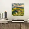 Toscane - Landschap - Wijngaarden plexiglas 5mm klein -sfeer1