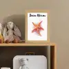 Zeester - Oranje - Paars Light Box met kabel (Kinderlampje) klein -sfeer2_kind