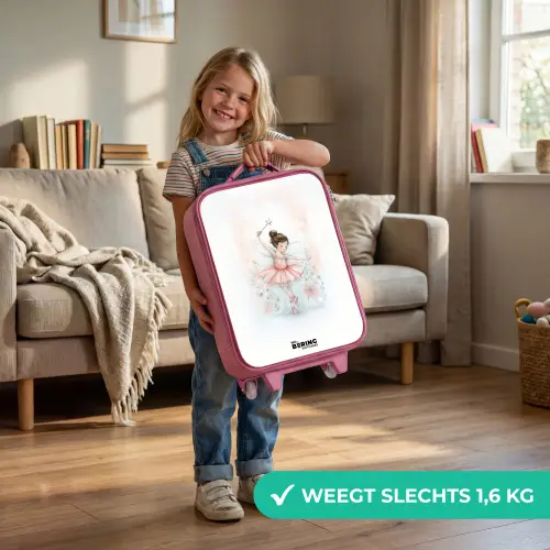Ballerina - Elf - Fee Kinderkoffer - Roze klein -sfeer2_NL