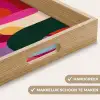 Kleurvakken - Recht - Rond - Abstract Dienblad Rechthoek middel -USP_HandgreepNL