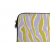 Zebra - Modern - Meerkleurig laptophoes neopreen klein 279 -detail