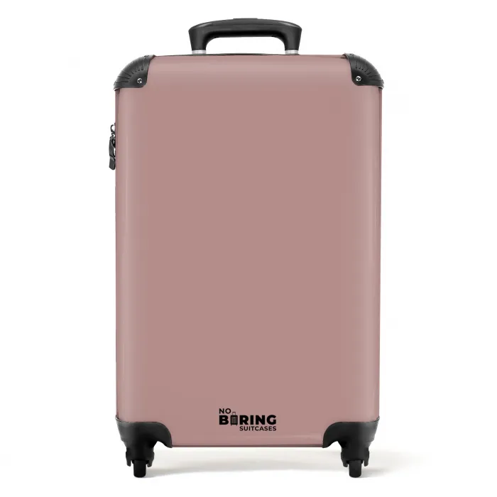 Roze-bruintint NBS - Handbagage koffer - Kinderen Unisex middel -productfoto_recht