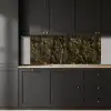 Zwart - Marmer - Goud keuken achterwand 2 middel 871 -sfeer1