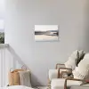 Water - Bomen - Mistlaag Tuinposter op houten frame 2 cm dik klein -sfeer1
