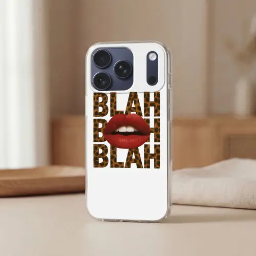 Lip - Rood - Quote Telefoonhoesje iPhone 17 Pro klein -sfeer2