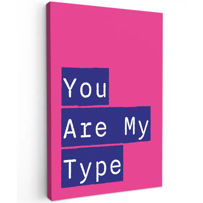 Valentijn - Tekst - Love Tuinposter op houten frame 2 cm dik klein -3d