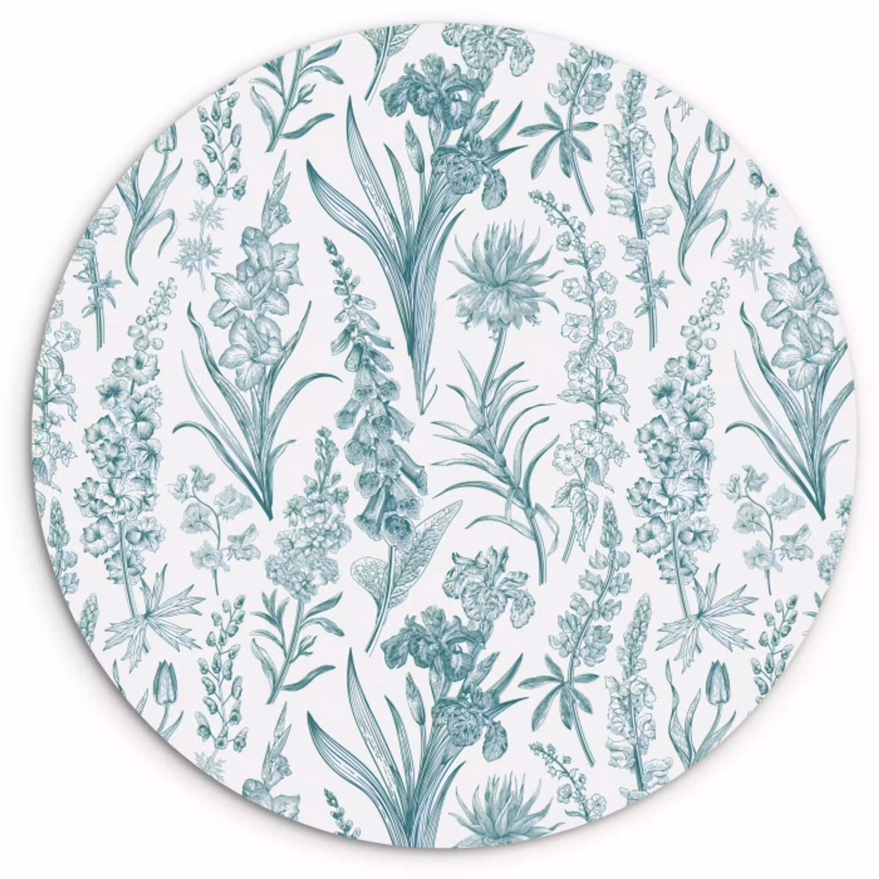 Lovely - Garden - Emerald Wandcirkel plexiglas klein 852 -3d