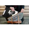 Vrouw - Zwart - Hart laptophoes neopreen klein -tas