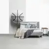 Basketbal - Wit - Schaduw - Lijnen fotobehang vinyl groot -slaapkamer