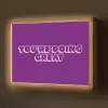 You're doing great - Paars - Bubble letters Light Box met batterij (Wandlamp) middel -z3d_website
