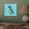 Dinosaurus - Blauw - Zonnebril plexiglas 5mm klein -sfeer3