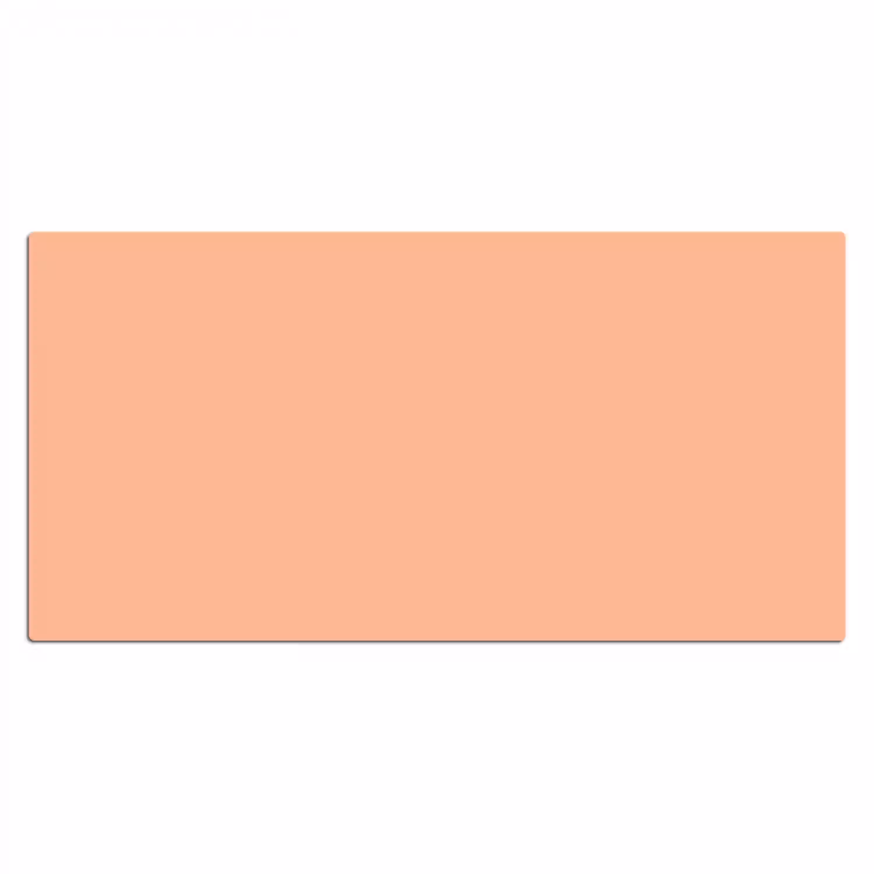 Abrikoos - Roze - Pastel - Effen - Kleur Muismat XXL klein -3d_leeg