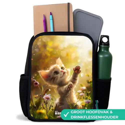 Koosje kitten Rugzak - Zwart middel -inhoud_NL