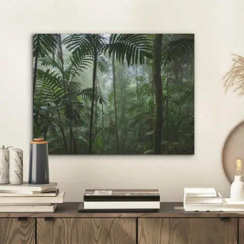 Regenwoud - Tropisch - Jungle - Bomen - Planten PET vilt klein -sfeer1