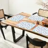 Waaier - Modern - Blauw Placemat vinyl groot 368 -zzsfeer4_Kitchenyeah-website