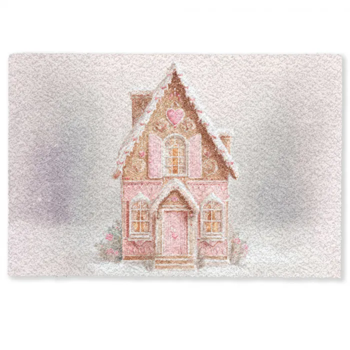 Huisje - Suiker - Pastel Deurmat klein -zkaufland3d