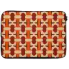Geometrisch - Retro - Oranje laptophoes neopreen klein 279 -zkaufland3dotto