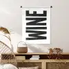Vintage - Japandi - Wine - Decoratie Wandkleed katoen klein -sfeer5