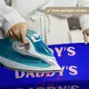 Blauw - Daddy's - Blokletters Wandkleed katoen klein -tsfeer9_DE
