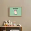 Alpaca - Bloemendiadeem - Groen Light Box met batterij (Wandlamp kind) middel -sfeer2_kind