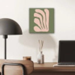 Abstract - Natuur - Pastel - Roze aluminium wit klein -sfeer5