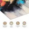 Dynamisch - Abstract - Kleurrijk - Zwart poster papier klein -closeup_NL