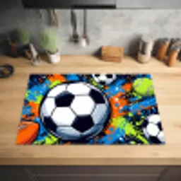 Sport - Ballen - Kleurrijk Inductie beschermer vinyl 3mm klein -sfeer5