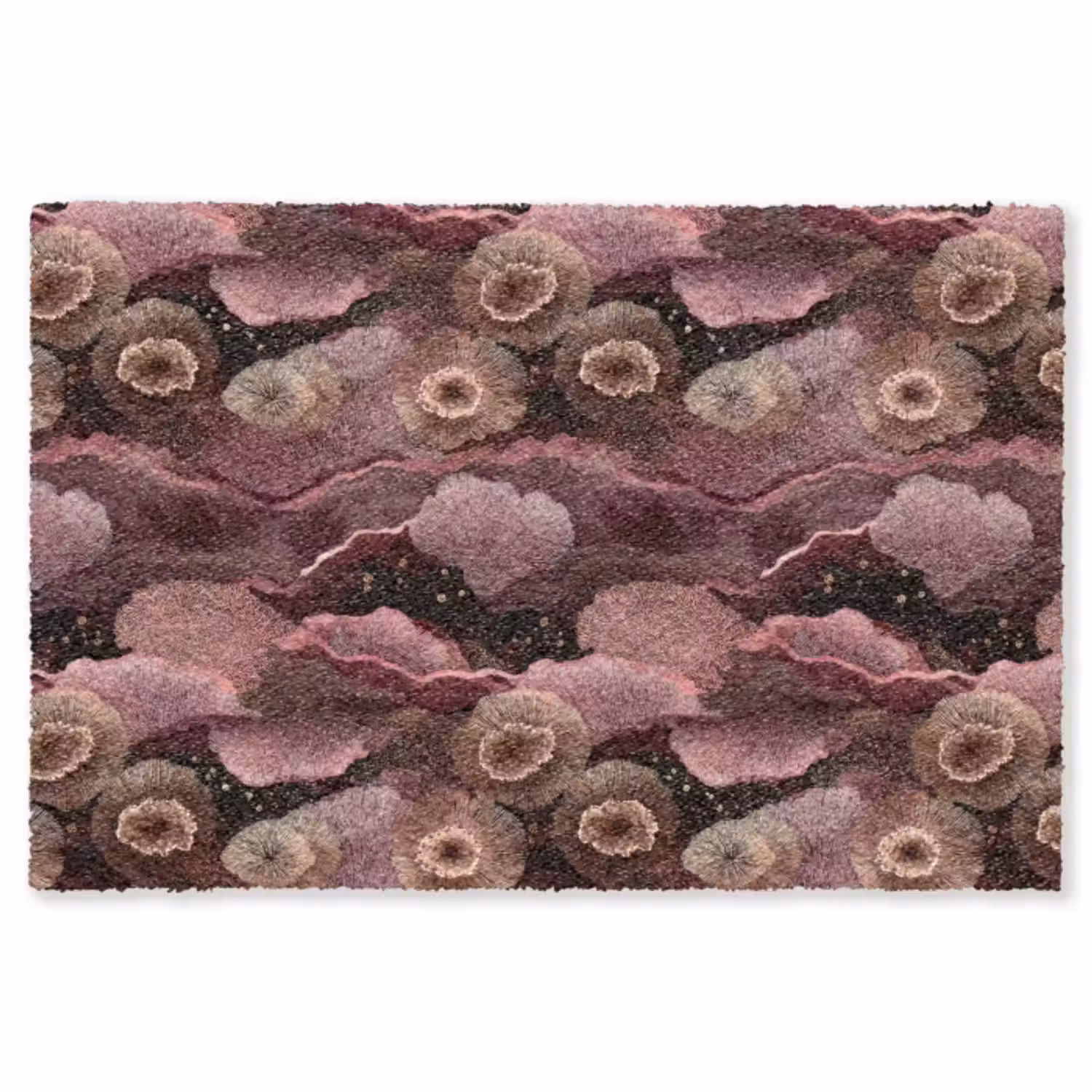 Teppich - Koralle - Bio - Rosa