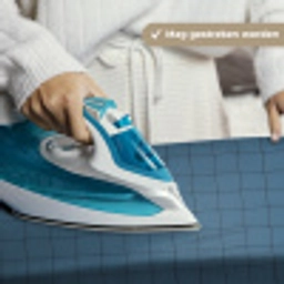 Ruiten - Geometrisch - Blauw Wandkleed katoen klein 269 -sfeer9