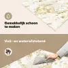 Marmer - Goud - Structuur Inductie beschemer met haakjes klein 777 -ky-schoon-nl
