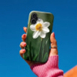 Narcis - Bloem - Wit - Grassprieten Toughcase MagSafe Apple iPhone 17 klein -Sfeer1V