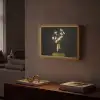 Sierlijk - Boeket - Goud - Vaas Light Box met batterij (Wandlamp) middel -sfeer1