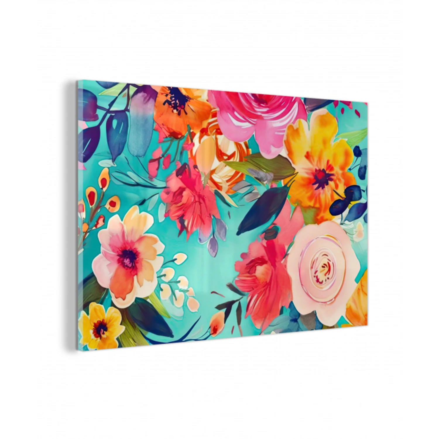 Bloemen - Olieverf - Kleurrijk - Natuur plexiglas 5mm klein -z3d