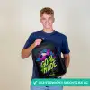 Neon - Graffiti - Voetbal - Kleurrijk Rugzak - Zwart middel -sfeer7_NL