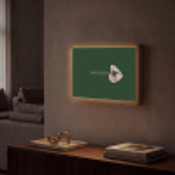 BLAH BLAH BLAH - Mond - Groen Light Box met batterij (Wandlamp) middel -sfeer1