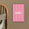 Roze - Gestreept - Belle canvas 2cm klein -sfeer3