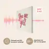 you go girl - Rood - Wit PET vilt klein -USP_NL