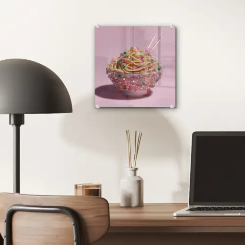 Noodles - Edelstenen - Stokjes - Roze plexiglas 5mm klein -sfeer6