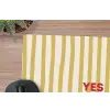 Strepen - Abstract - Yes you can - Rood muismat rubber klein -closeup