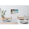 Palmboom - Schommel - Strand - Lucht Muursticker klein -eettafel