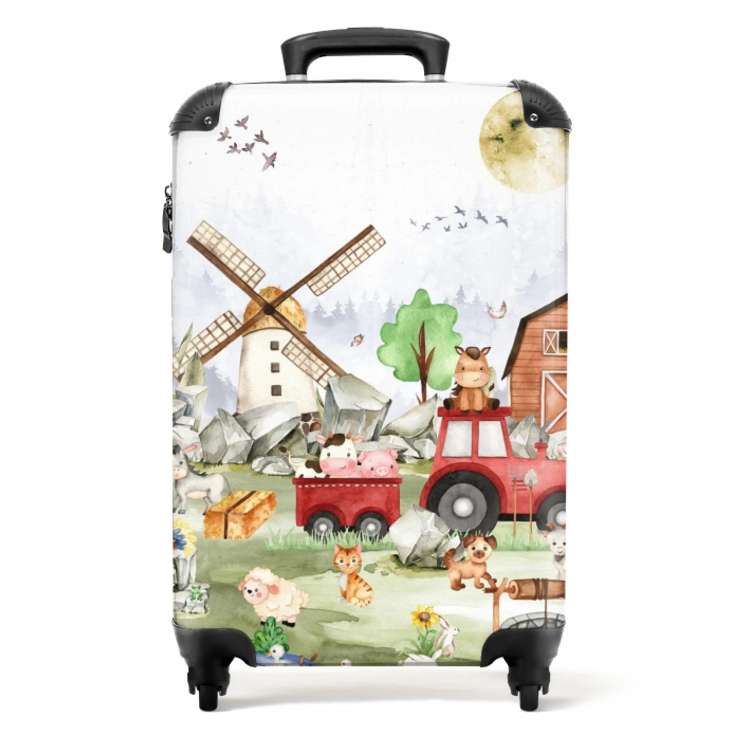 Boerderij belevenis NBS - Handbagage koffer - Unisex middel -productfoto_recht