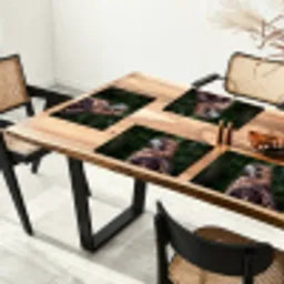 Buizerd - Roofvogel - Natuur - Bruin Placemat vinyl groot -zzsfeer4_Kitchenyeah-website