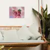 Disco - Fruit - Glitter - Strawberry tuinposter los doek klein -sfeer7