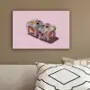 Sushi - Rolletjes - Steentjes - Kleurrijk canvas 2cm klein -sfeer3